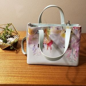 Ted baker mint flowery handbag